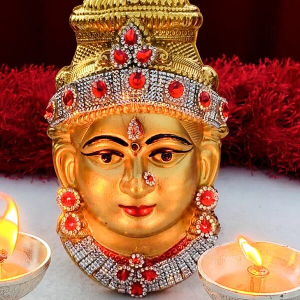 Pure Gold plated exclusive design Goddess laxmi decorative Face