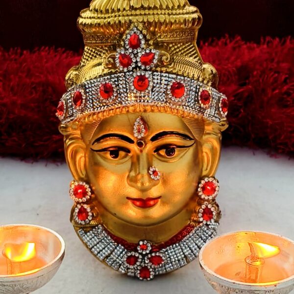 Pure Gold plated exclusive design Goddess laxmi decorative Face