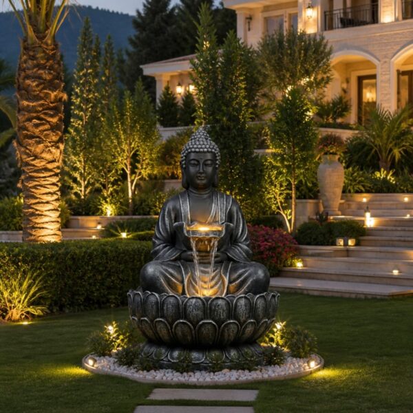 4 feet Buddha fountain
