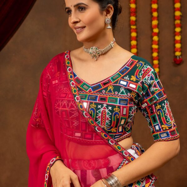 Navratri Lehenga With Graceful Flair and Blouse