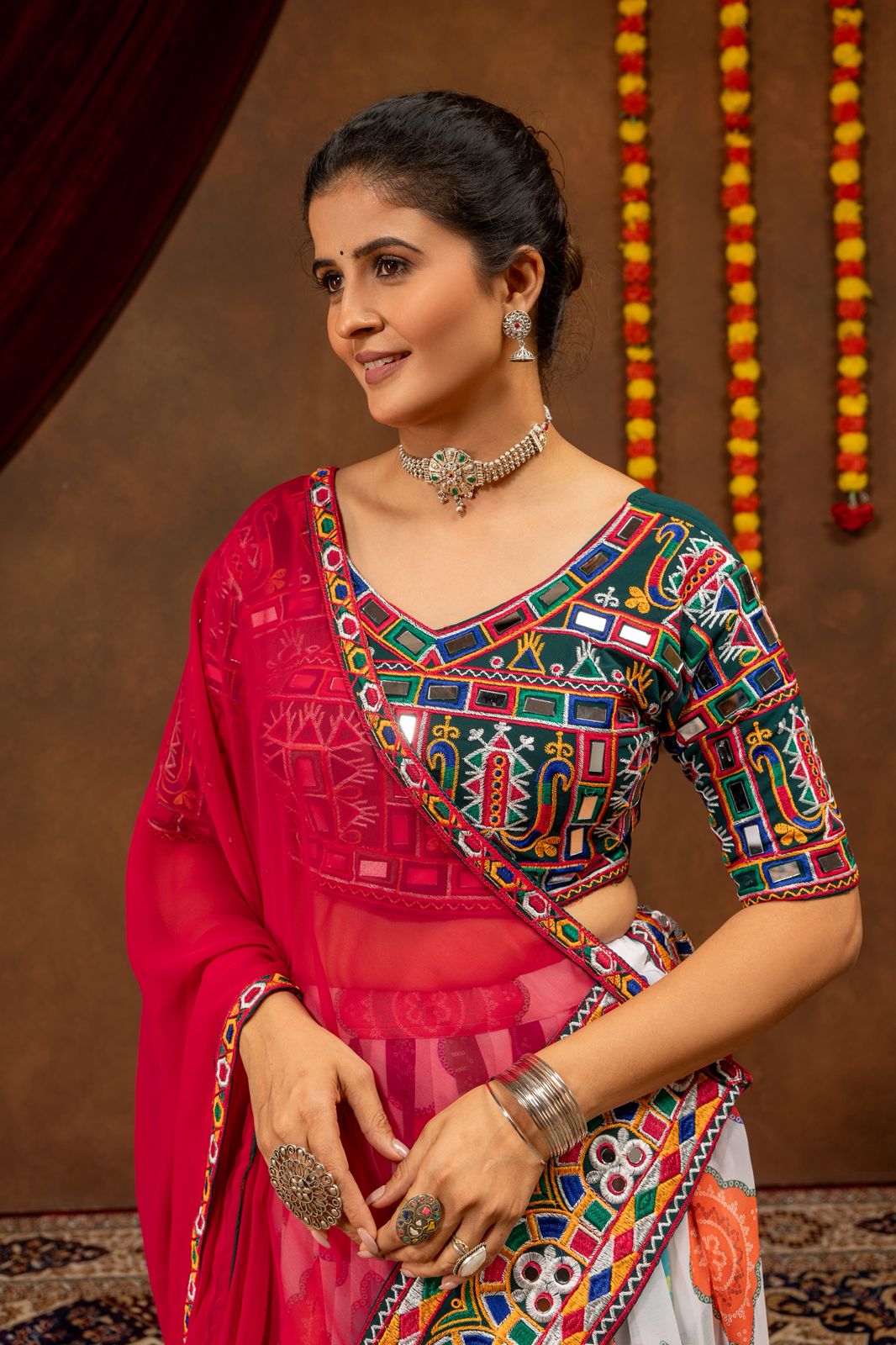 Navratri Lehenga With Graceful Flair and Blouse