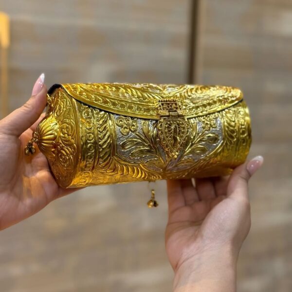 German silver gold clutch Three Varieties