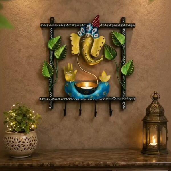 Ganesh Tealight Key Frame