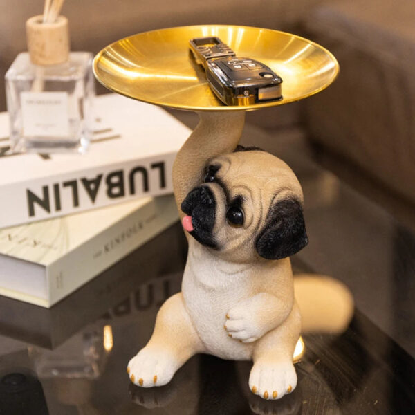 Cute Puppy Key Holder with Piggy Bank