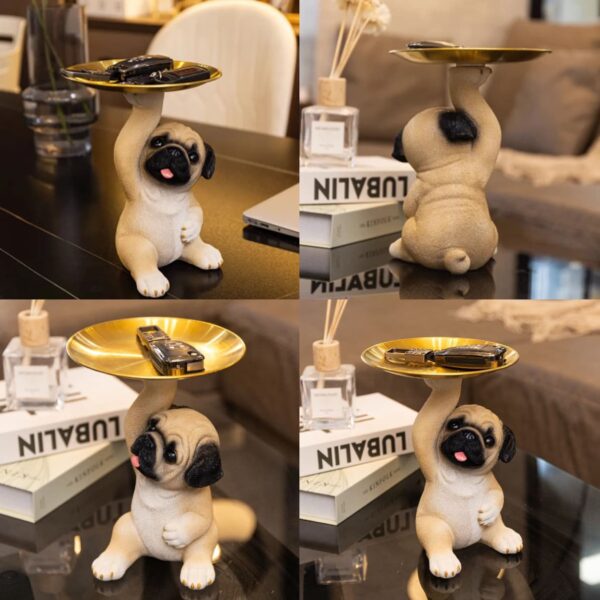 Cute Puppy Key Holder with Piggy Bank