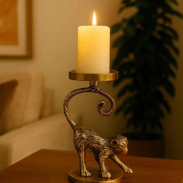 Aluminium Animal Shape Candle Stand