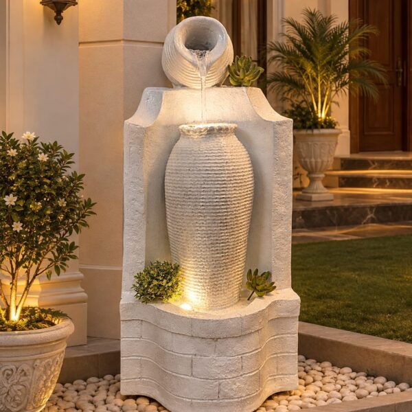 Matka Fiber Water Fountain
