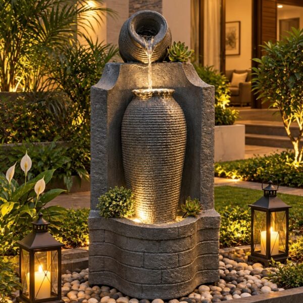 Matka Fiber Water Fountain