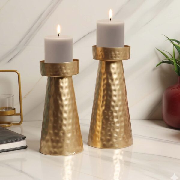 Cone Shape Tealight Holder Set of 2