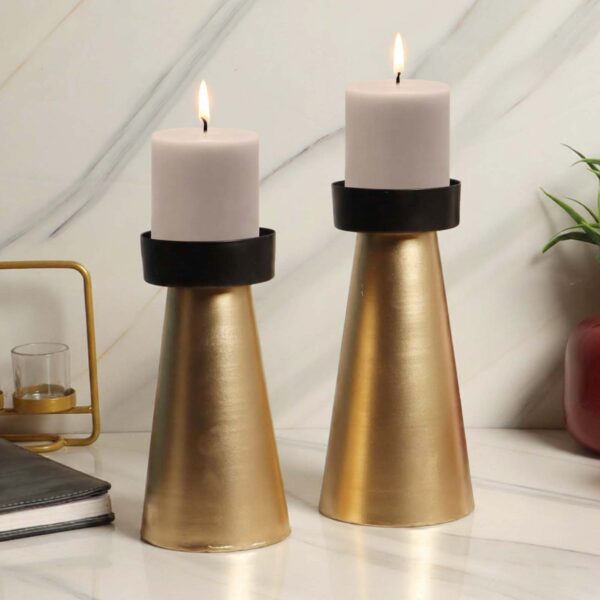 Cone Shape Tealight Holder Set of 2