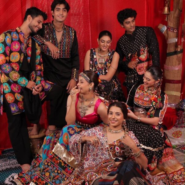 Black Lehenga Choli with Canvas Patta