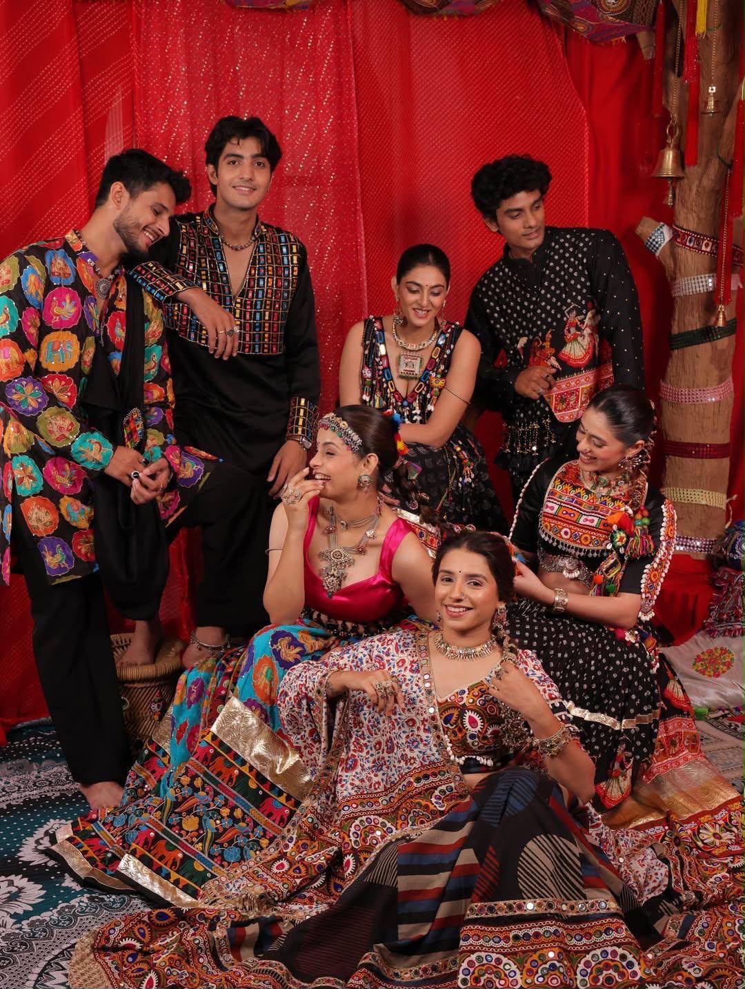 Black Lehenga Choli with Canvas Patta - Image 2