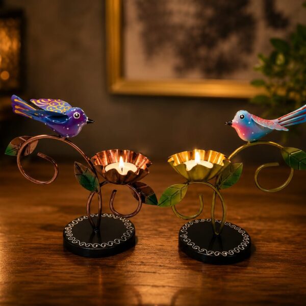 Bird Tealight Stand (Set of 2)