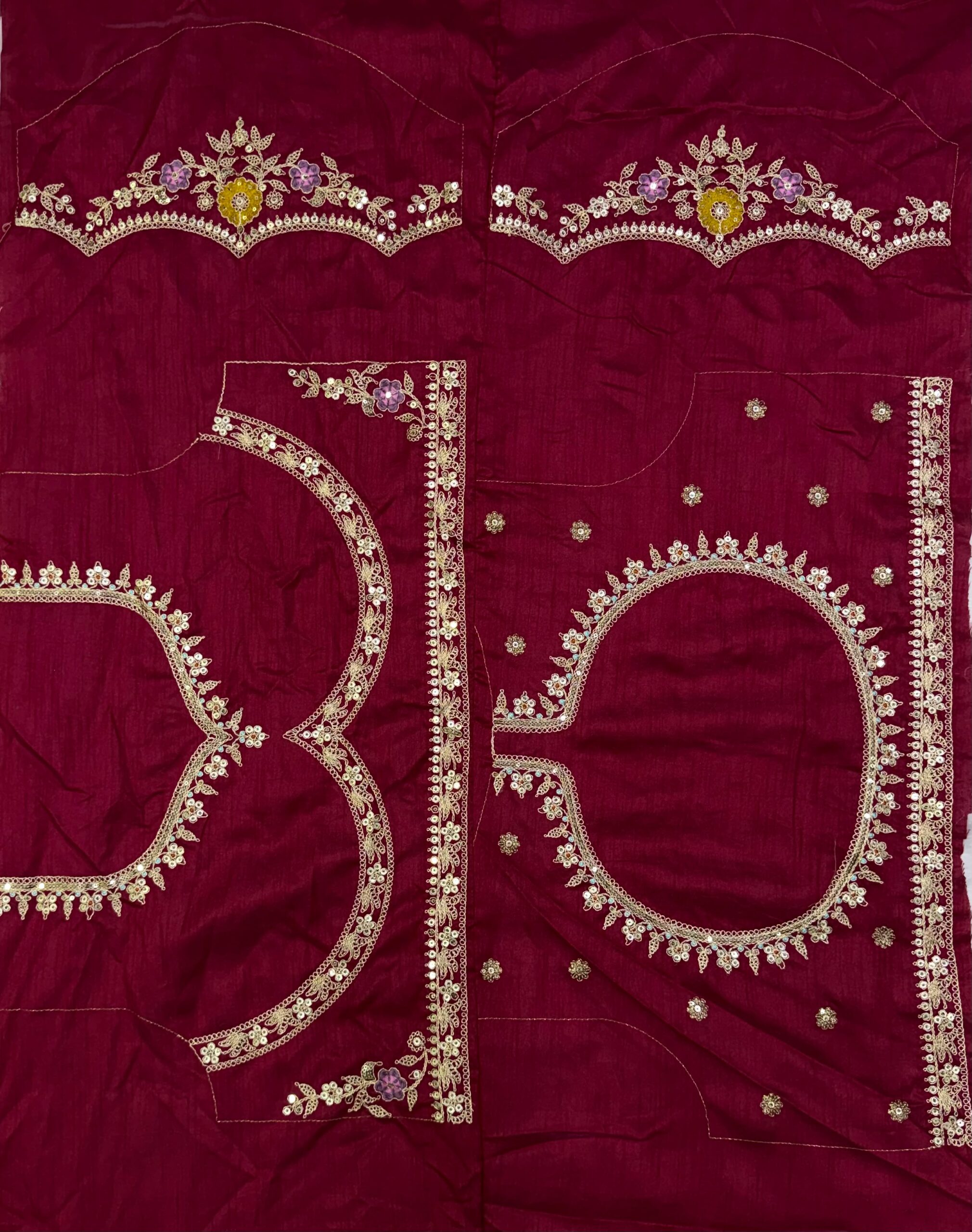 Dori Silk saree with Sequence Work - Image 4