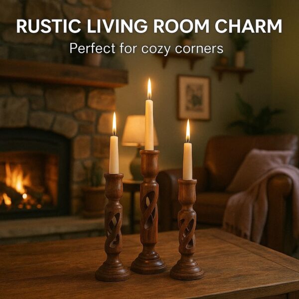 Sheesham Wooden foldable Candle Holder Stand