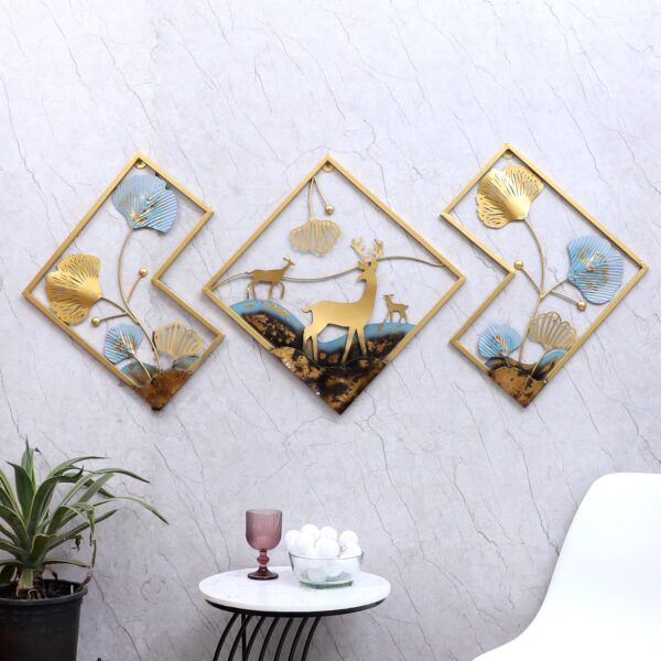Deer Wall Art Set of 3