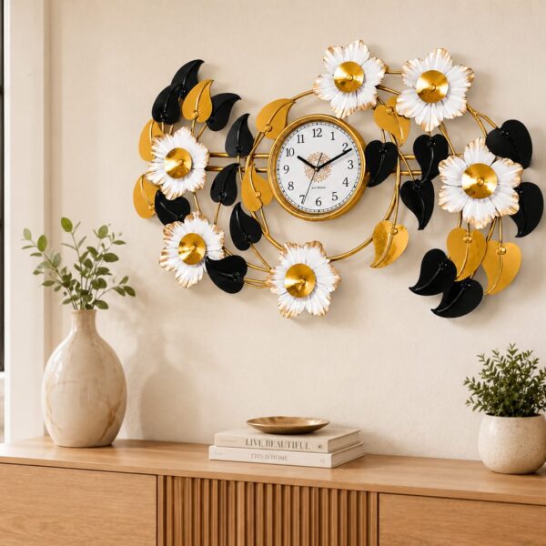Flower Wall clock