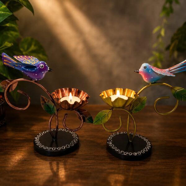 Bird Tealight Stand (Set of 2)
