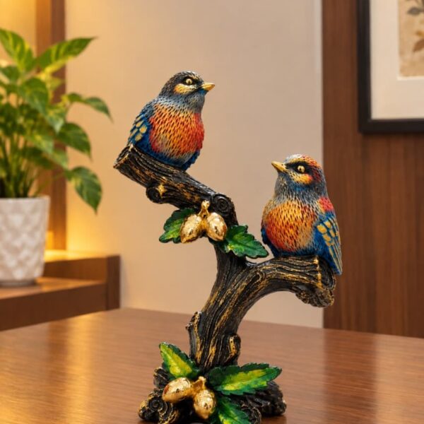 Colourful Birds Statue