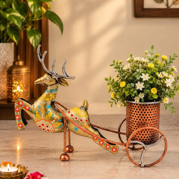 Deer Rickshaw Pen Stand