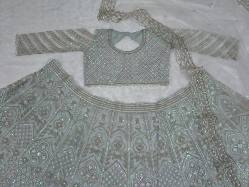 Premium Butterfly Soft Net Lehenga Embellished - Image 5