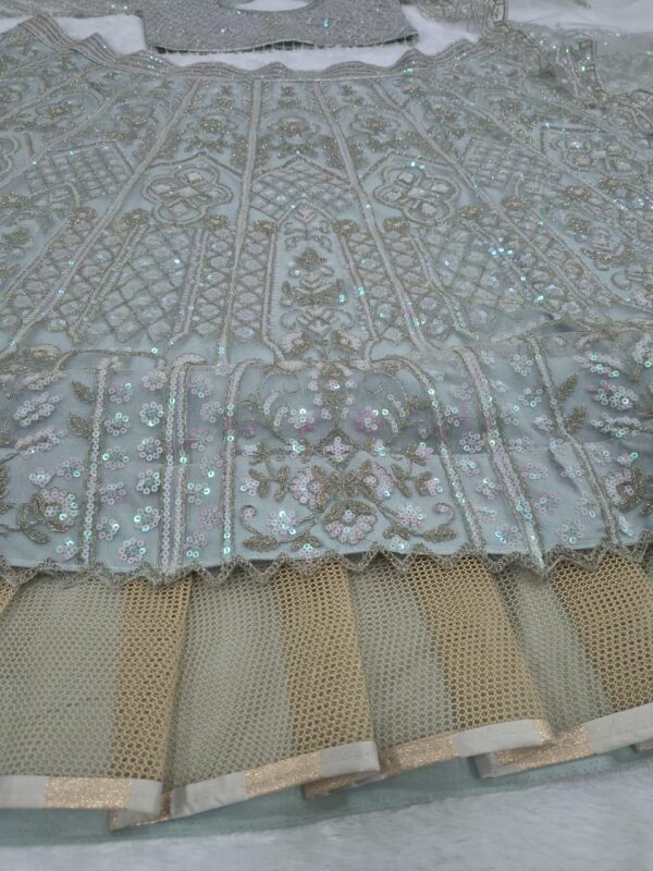 Premium Butterfly Soft Net Lehenga Embellished - Image 6