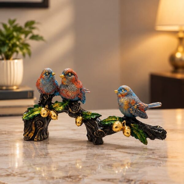 Colourful Birds Statue